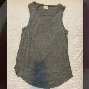 Tank top with open back